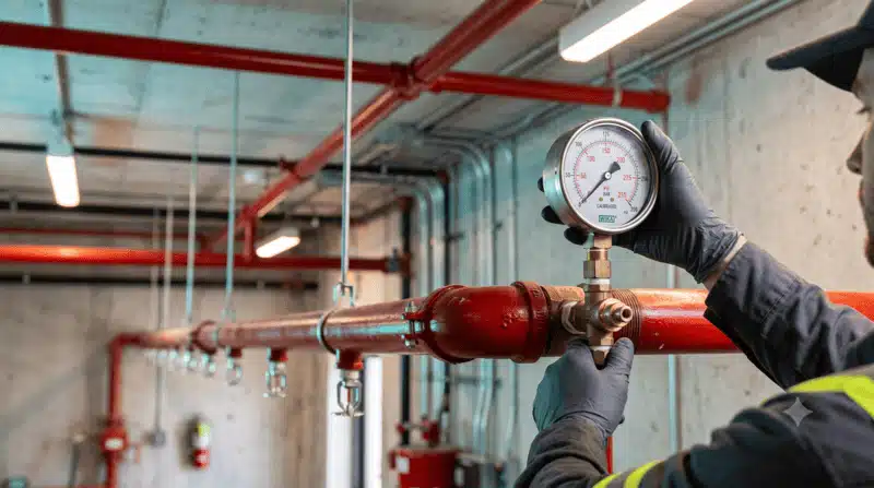 frequencia teste hidrostatico sprinklers